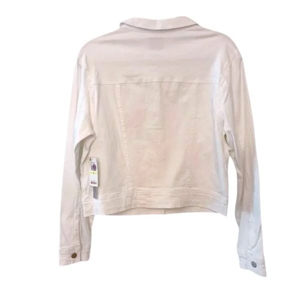 Tinseltown Denim Jacket - White‎ Jean Jacket MSRP $49  - Size XS/ #7209